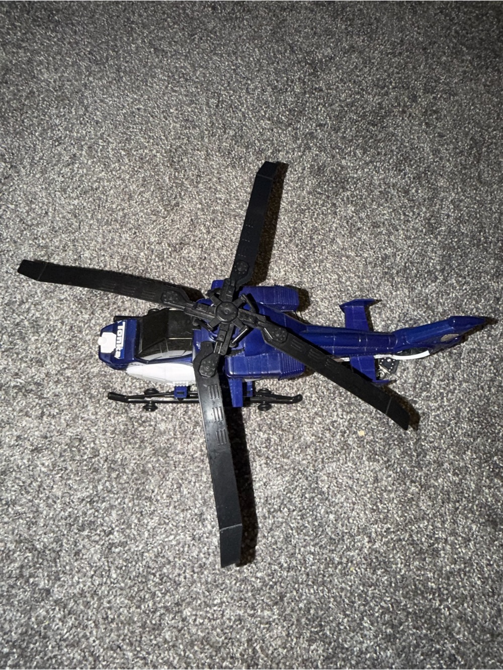 Tonka Swat Police Helicopter Toy Electronic AA Batteries Used Tested Works Great